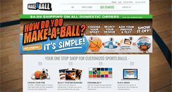 Desktop Screenshot of makeaball.com